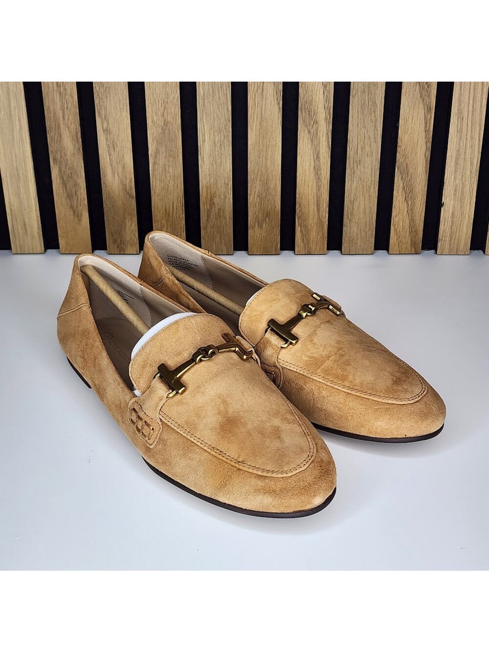 Giani Bernini Beckhamm Tailored Loafers – Women’s Suede Slip‑Ons - Size 6M